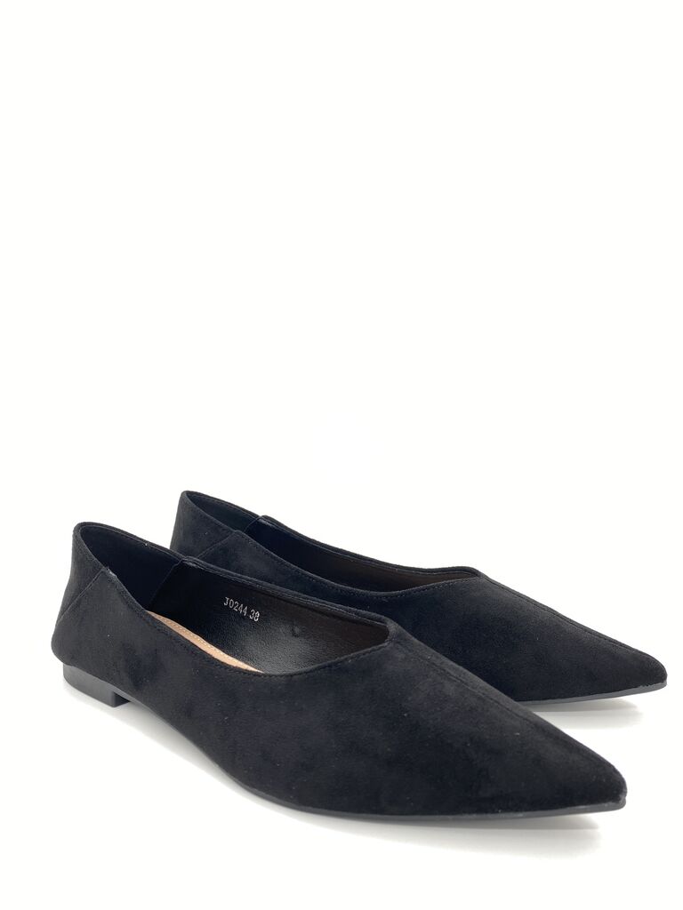 Ballerina Suede BLACK