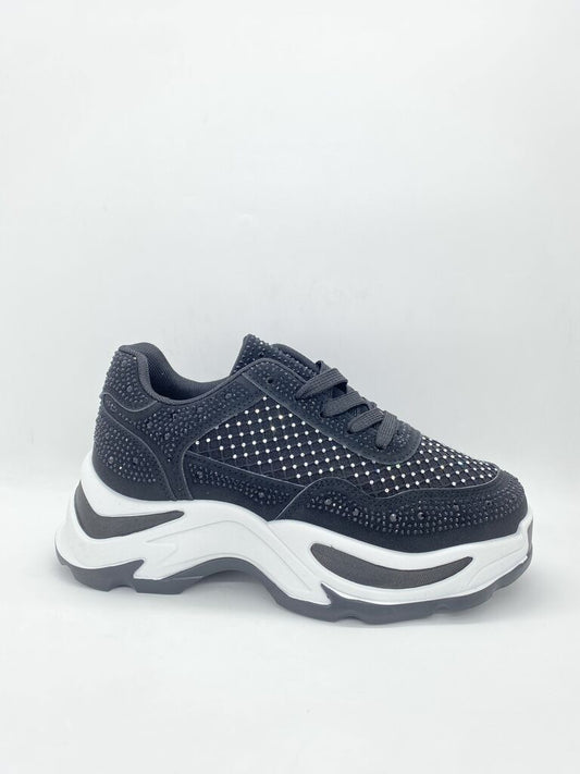 Sneaker Strass BLACK