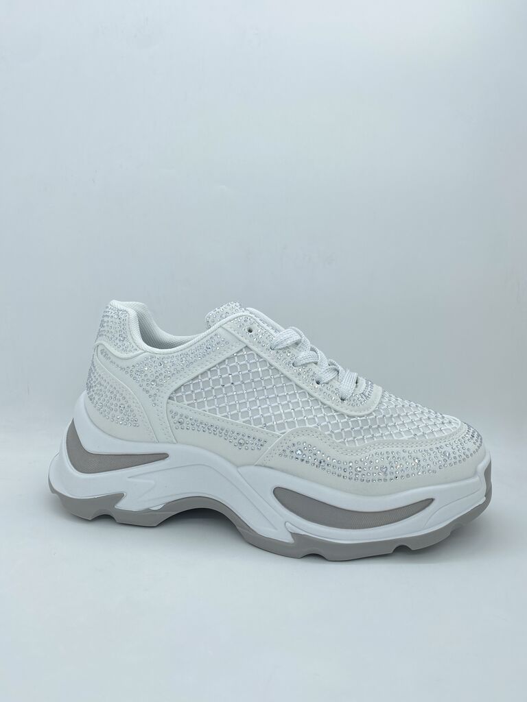 Sneaker Strass WHITE