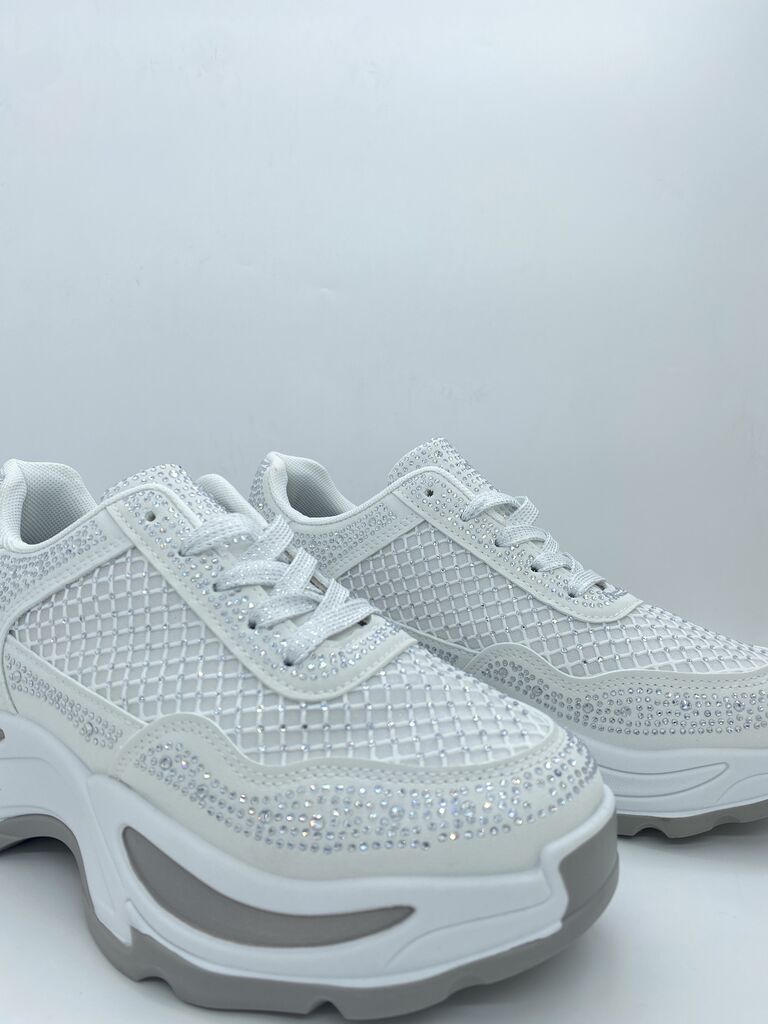 Sneaker Strass WHITE
