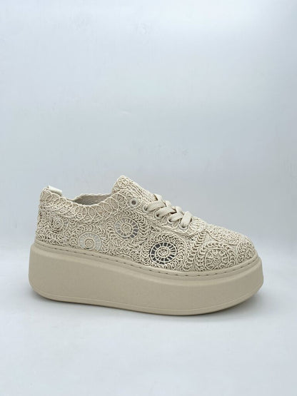 Sneaker Embroidery BEIGE