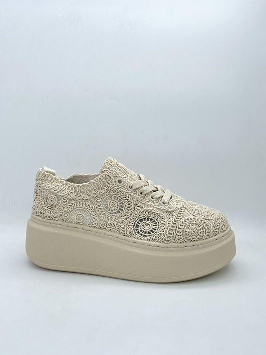 Sneaker Embroidery BEIGE