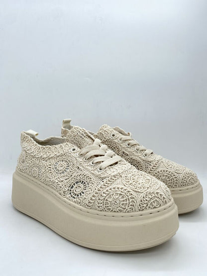 Sneaker Embroidery BEIGE