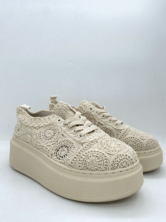 Sneaker Embroidery BEIGE