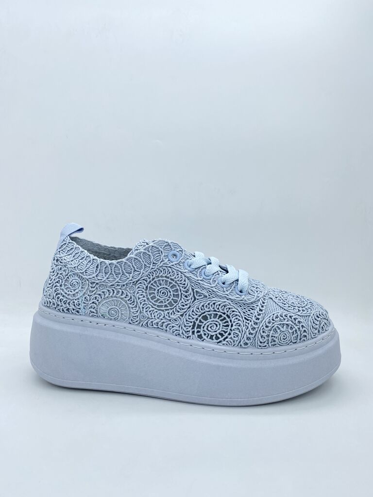 Sneaker Embroidery BLUE