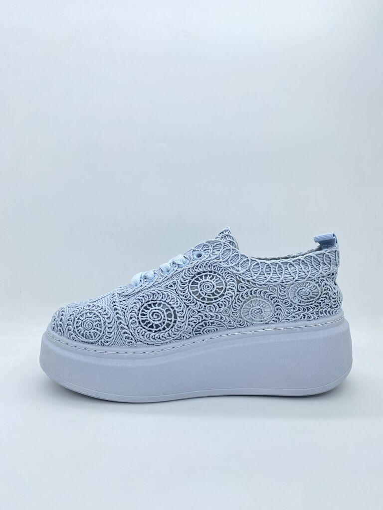Sneaker Embroidery BLUE