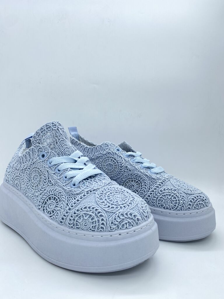 Sneaker Embroidery BLUE
