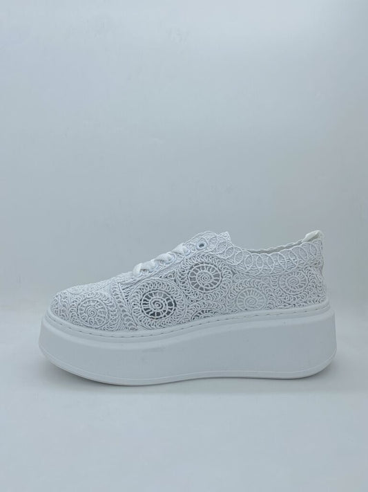 Sneaker Embroidery WHITE