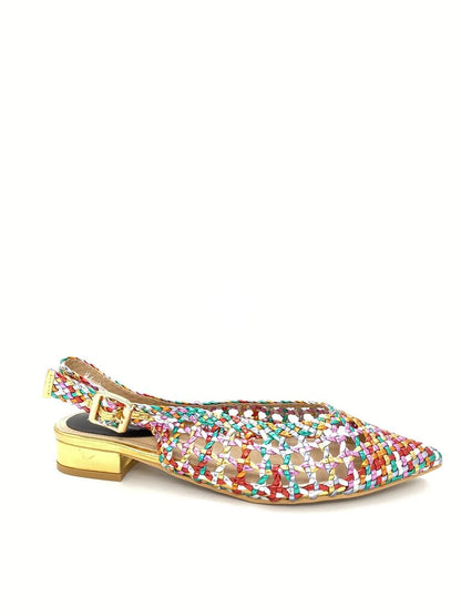 Sling-Back Braided Laminato MIX COL