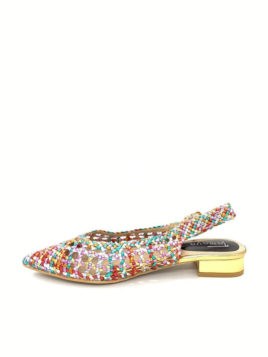 Sling-Back Braided Laminato MIX COL