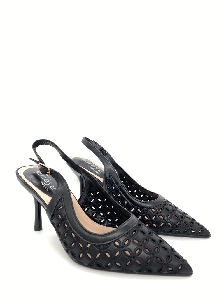 Sling-Back Nappa BLACK