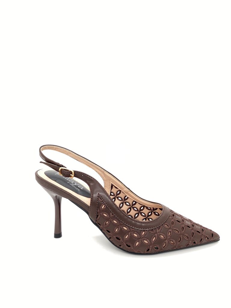 Sling-Back Nappa BROWN