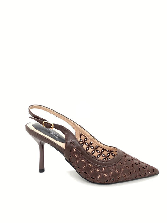 Sling-Back Nappa BROWN