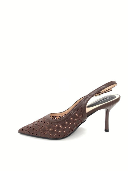 Sling-Back Nappa BROWN
