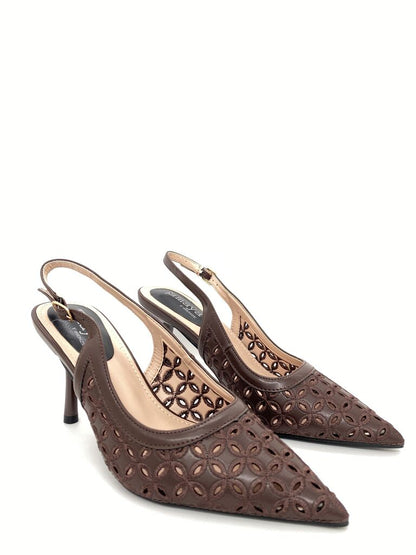 Sling-Back Nappa BROWN