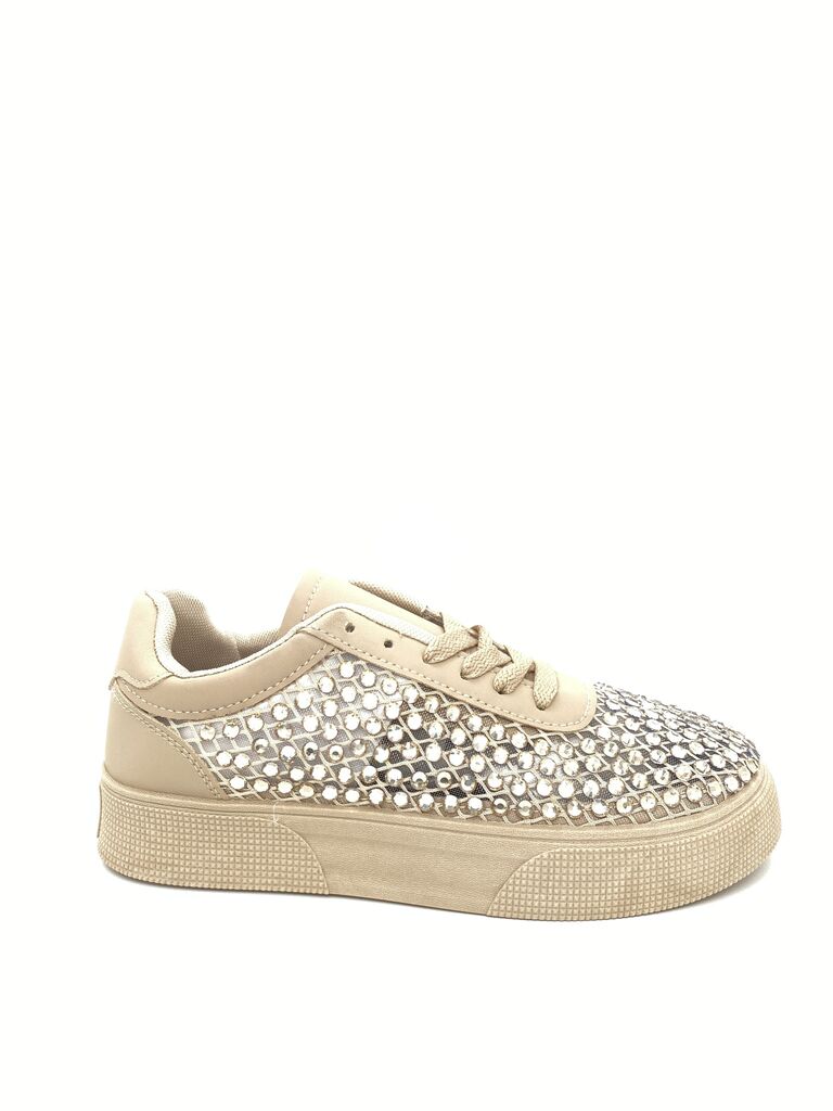 Sneaker Nap+Strass KHAKI