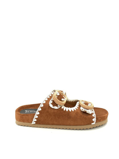 Slide Suede CAMEL