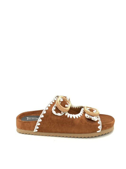 Slide Suede CAMEL