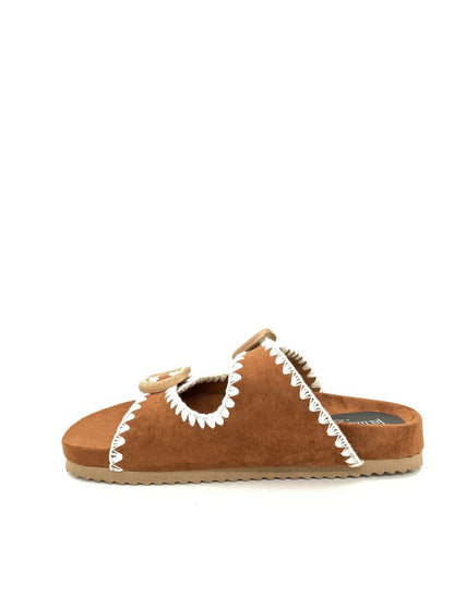 Slide Suede CAMEL