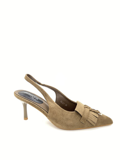 Sling-Back Suede GREEN