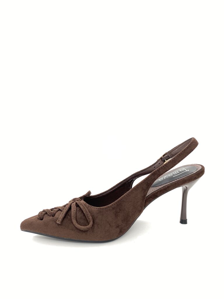 Sling-Back Suede BROWN