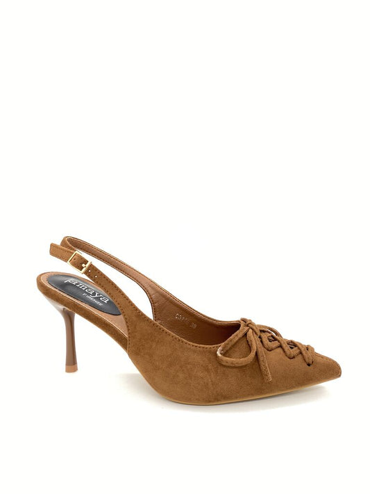 Sling-Back Suede CAMEL