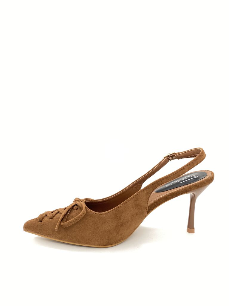 Sling-Back Suede CAMEL