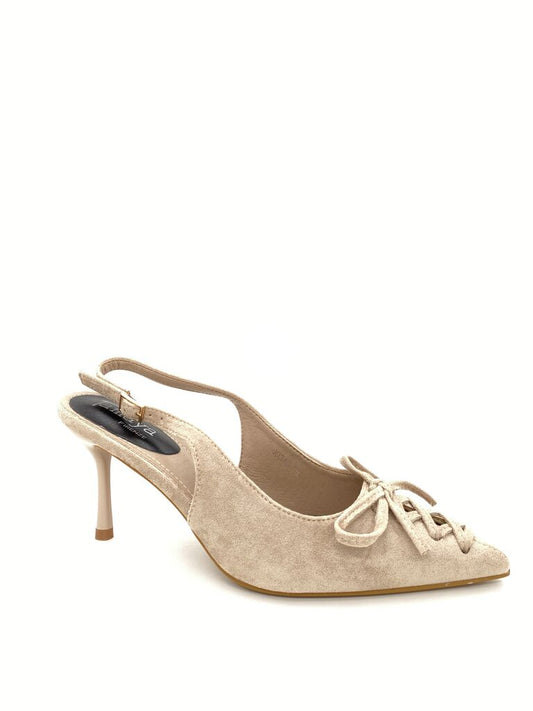 Sling-Back Suede KHAKI