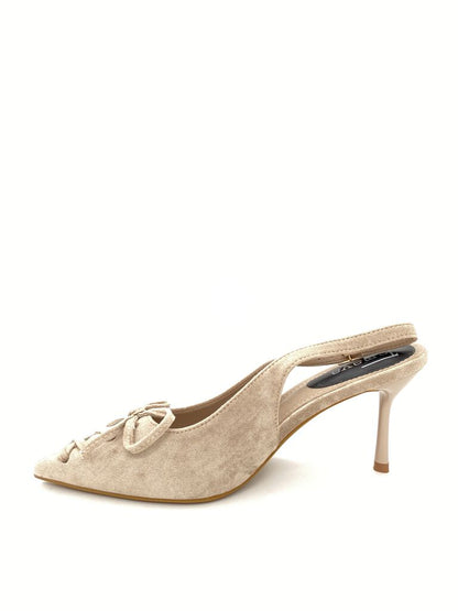 Sling-Back Suede KHAKI