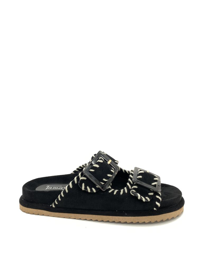 Slide Suede BLACK
