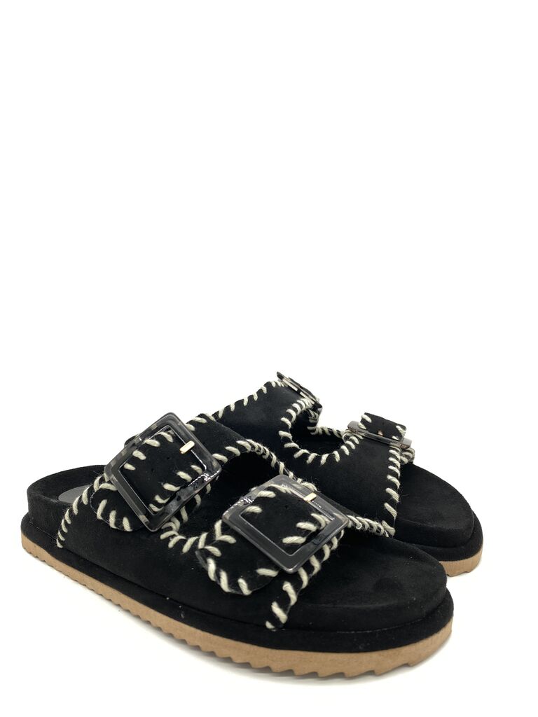 Slide Suede BLACK