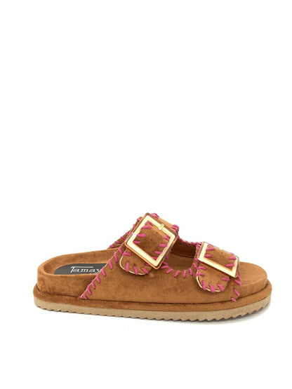 Slide Suede CAMEL