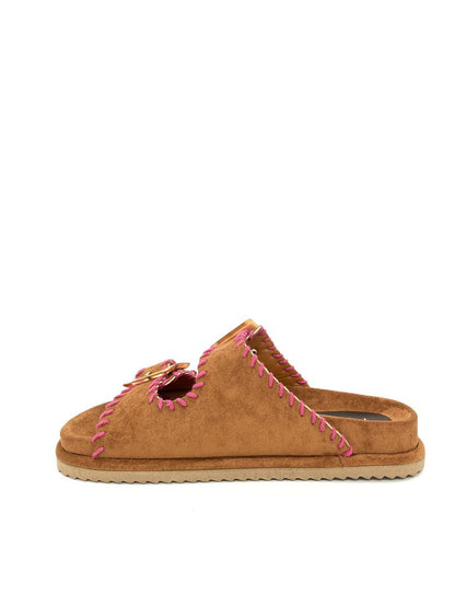 Slide Suede CAMEL