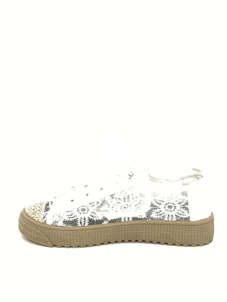 Sneaker Embroidery WHITE