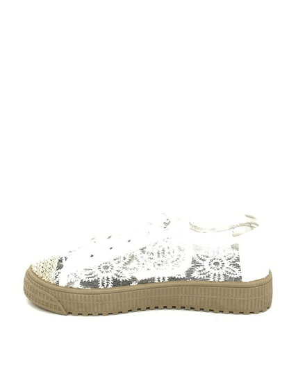 Sneaker Embroidery WHITE