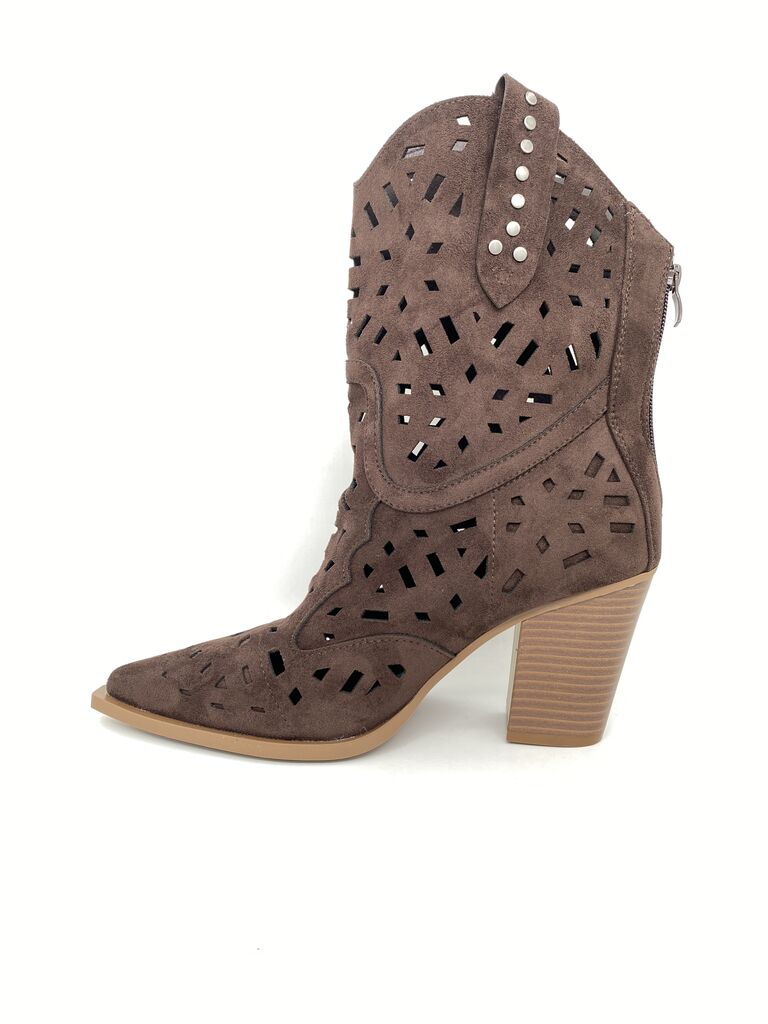 Western Boot Suede BROWN
