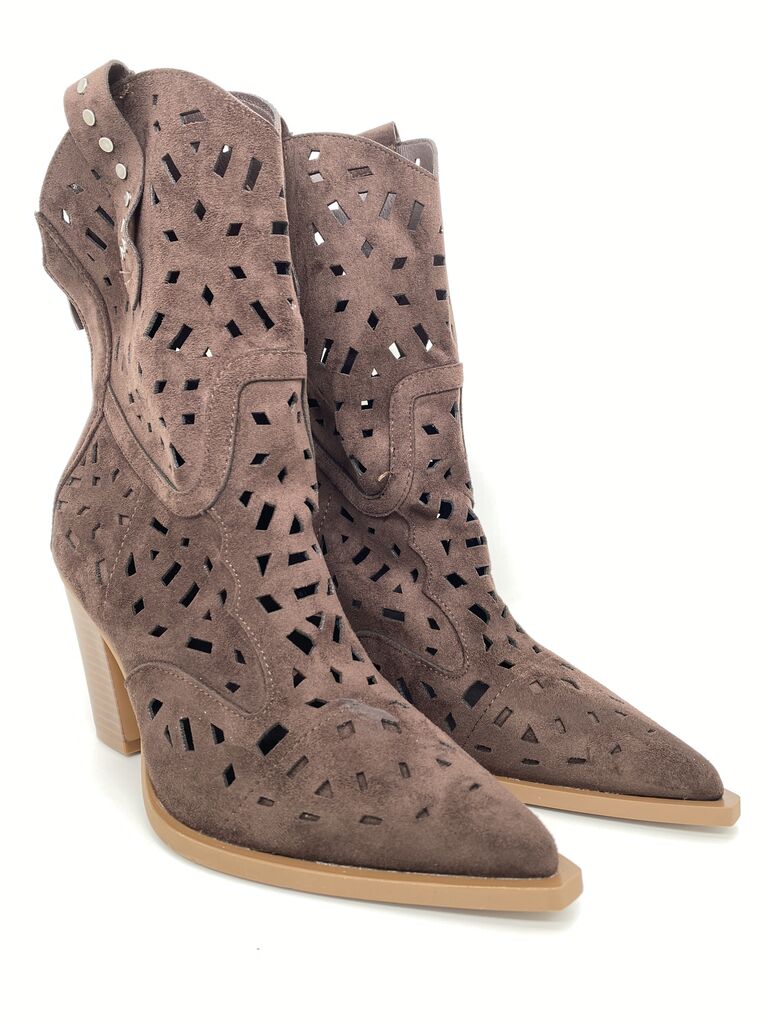 Western Boot Suede BROWN
