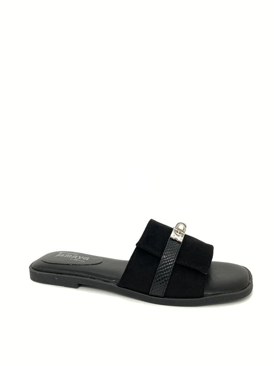 Slipper Suede BLACK