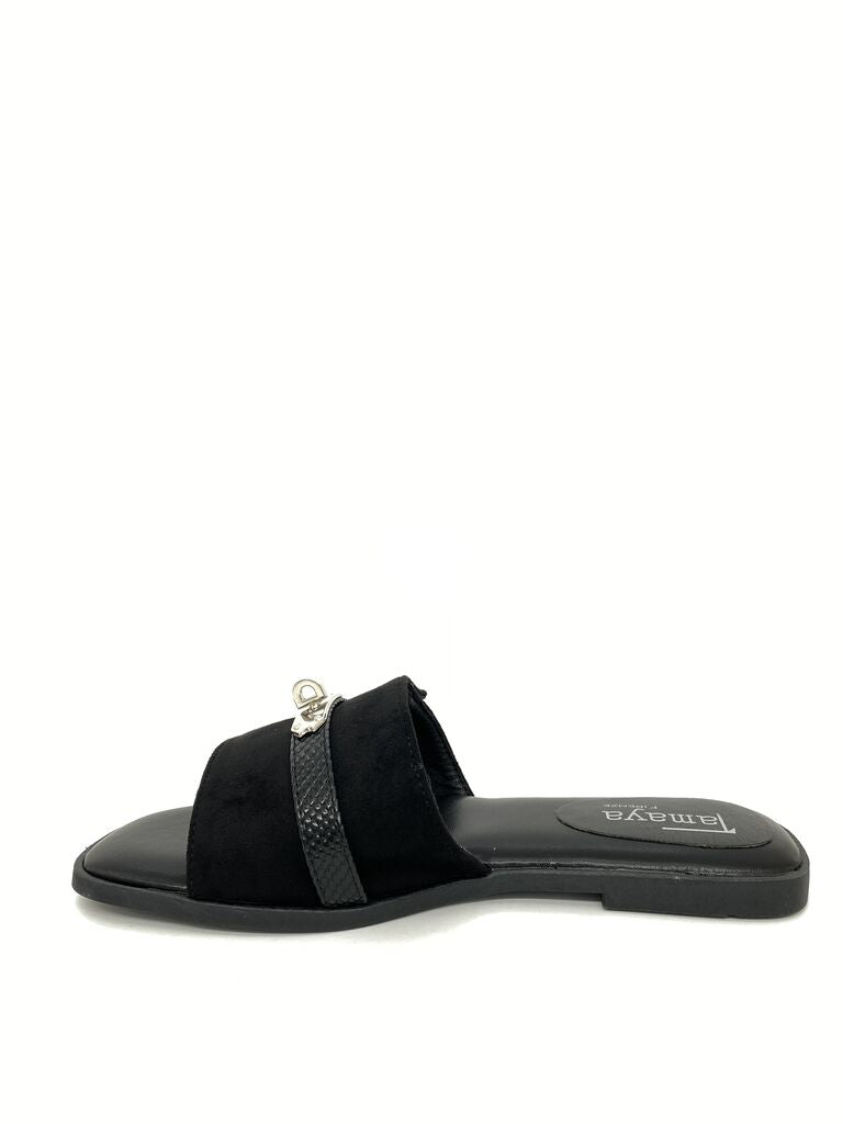 Slipper Suede BLACK