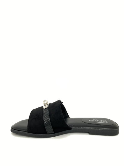 Slipper Suede BLACK