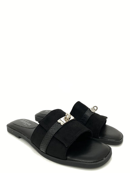 Slipper Suede BLACK