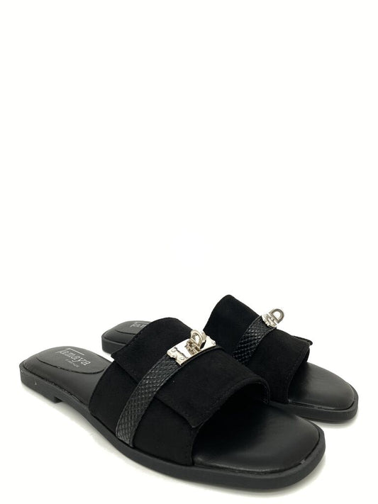 Slipper Suede BLACK