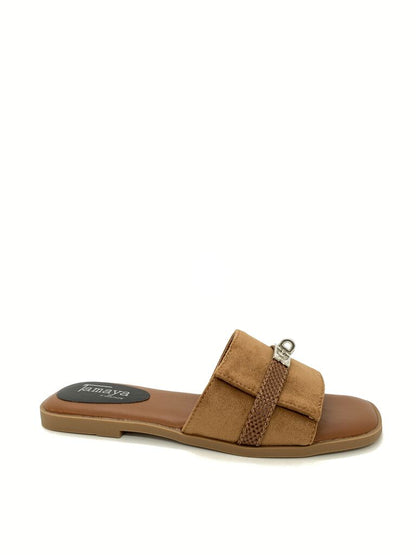 Slipper Suede CAMEL