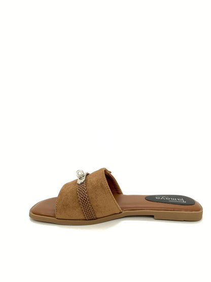 Slipper Suede CAMEL
