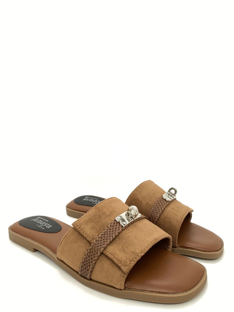 Slipper Suede CAMEL