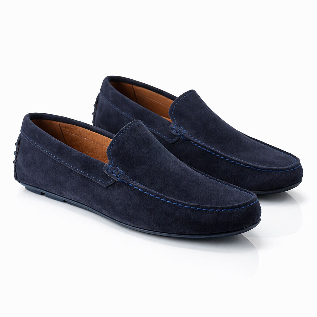 Loafer Camoscio BLU