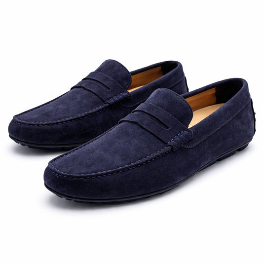 Loafer Camoscio BLU