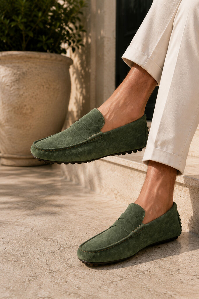 Loafer Camoscio VERDE