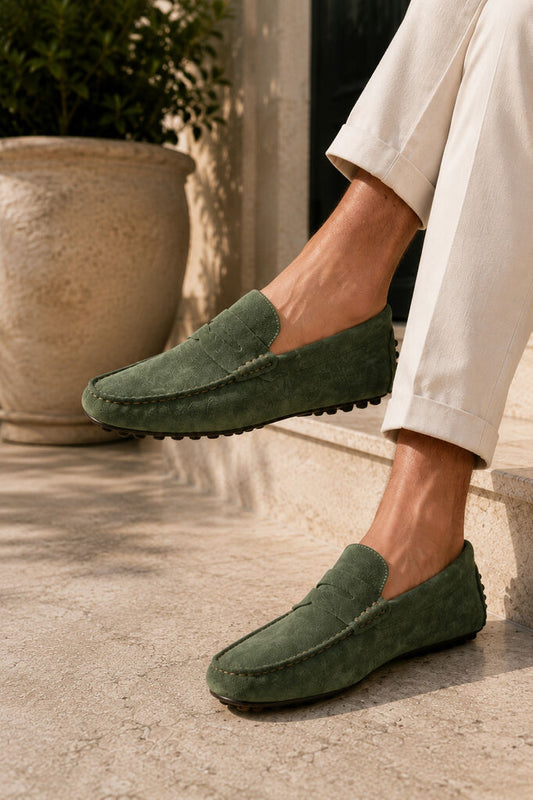 Loafer Camoscio VERDE