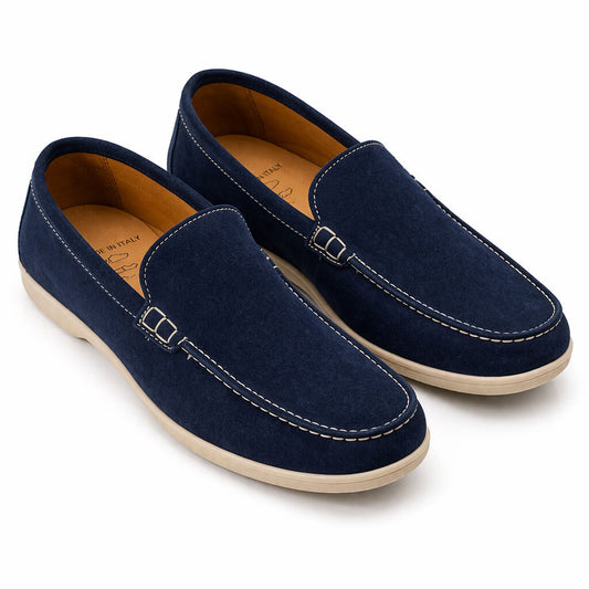 Loafer Camoscio BLU